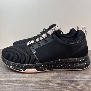 KURU Atom Women's 10 Sneakers Jet Black Misty Lilac Running Walking Athletic